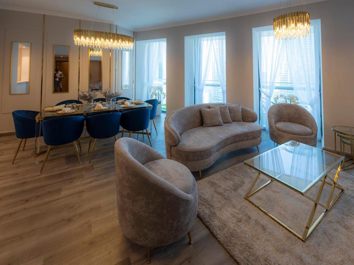 Appartement First Class 3Br With Full Dubai Skyline & Sea View Extérieur photo