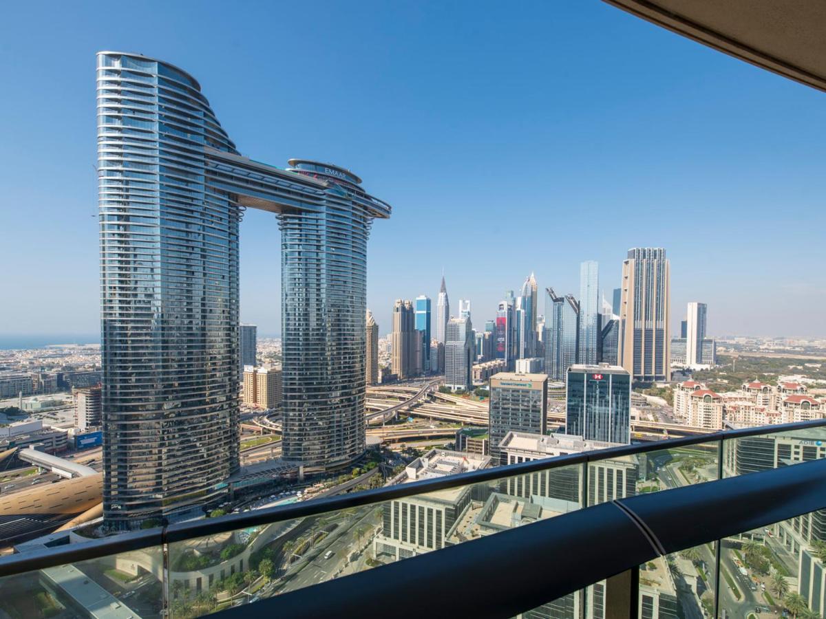 Appartement First Class 3Br With Full Dubai Skyline & Sea View Extérieur photo