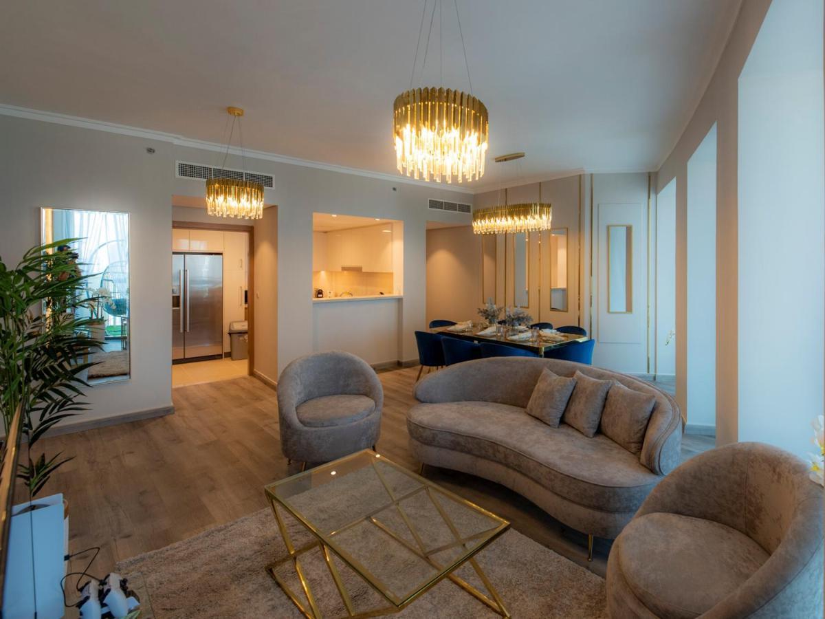 Appartement First Class 3Br With Full Dubai Skyline & Sea View Extérieur photo